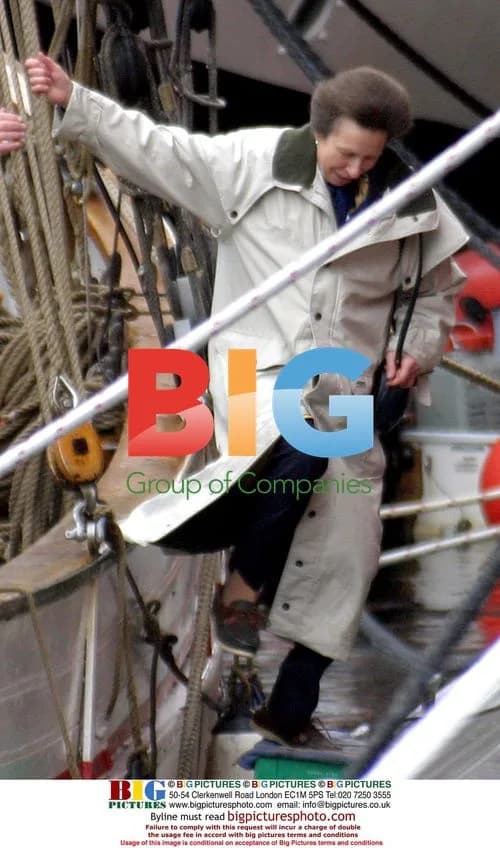 Princess Anne at Liverpool Tall Ships