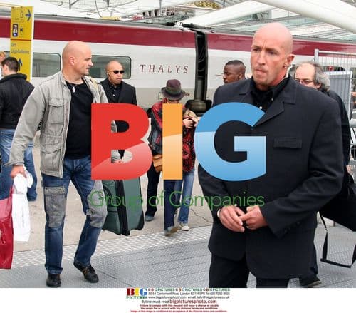 Vanessa Paradis and daughter arrive by train in Liege