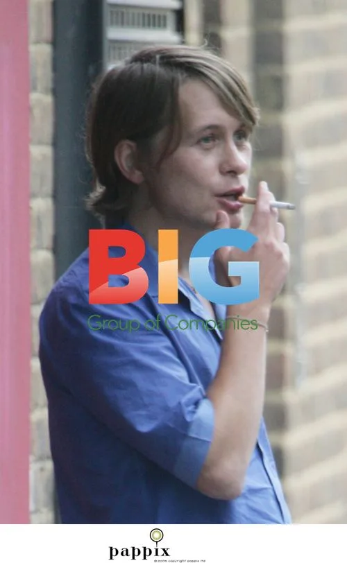 Take That's Mark Owen Takes Smoke Break