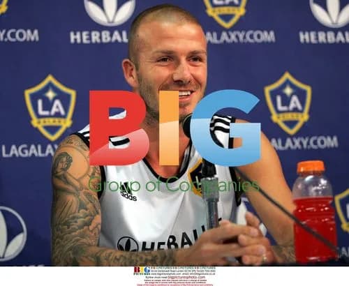 David Beckham speaks to media before match