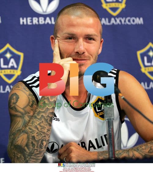 David Beckham Speaks to Media at MLS Event