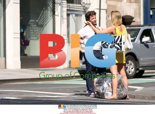 Nate Berkus walks with friend in Soho