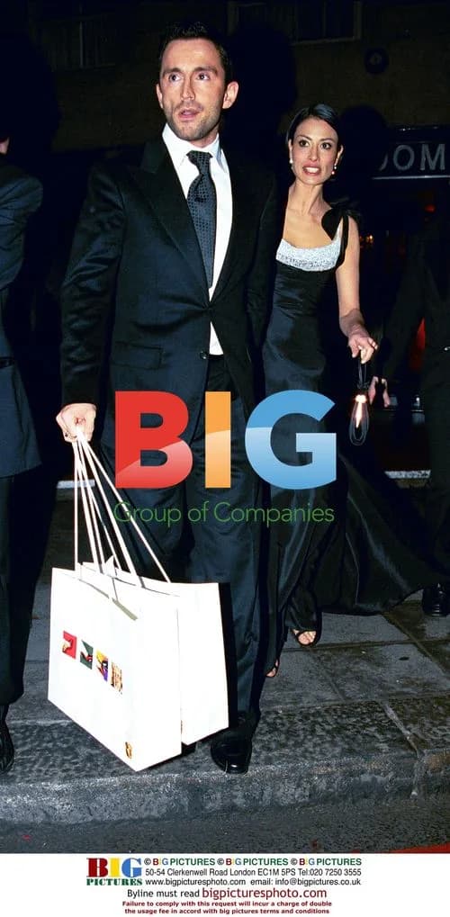 Melanie Sykes and Daniel Caltagirone at 2003 BAFTA Awards