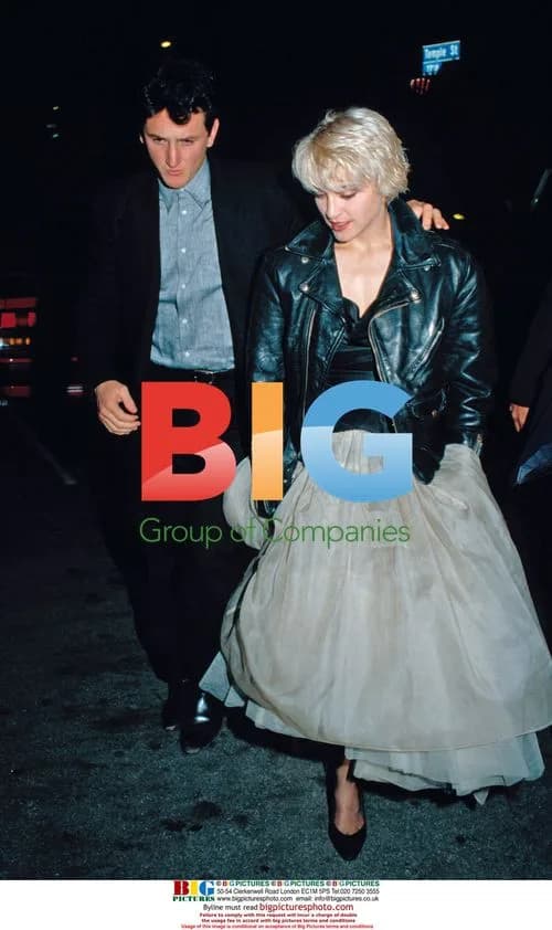 Madonna and Sean Penn in Los Angeles, 1986