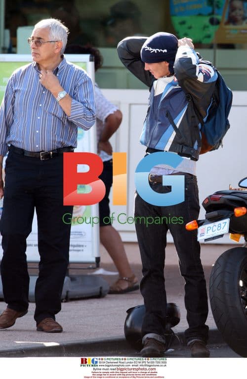 Pierre Casiraghi and Beatrice Borromeo on motorcycle