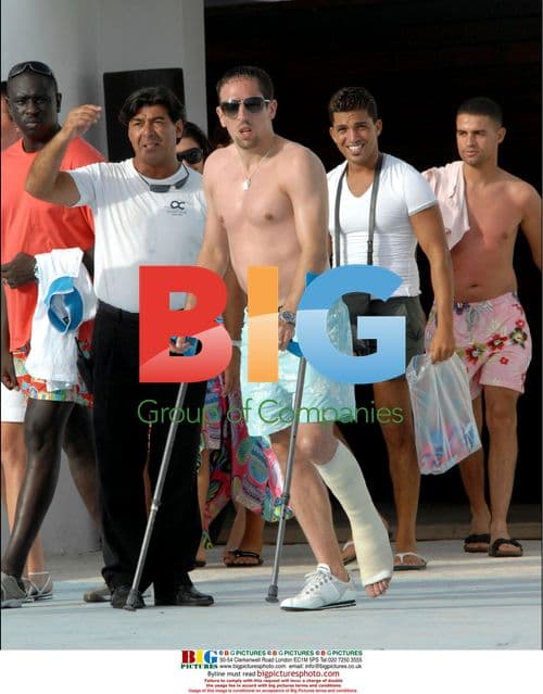 Franck Ribery recovers from injury in Marbella