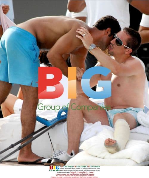 Franck Ribery Recovers From Leg Injury in Marbella