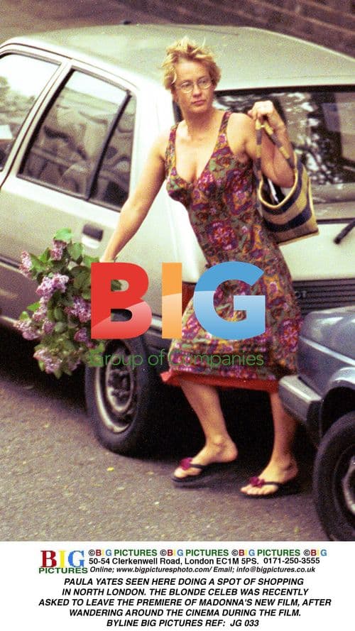 Paula Yates Shopping in London