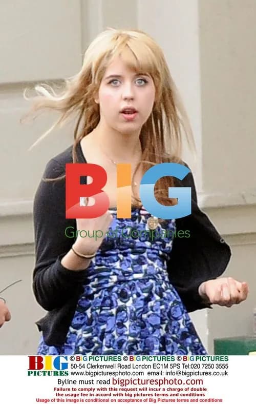 Peaches Geldof Filming TV Show