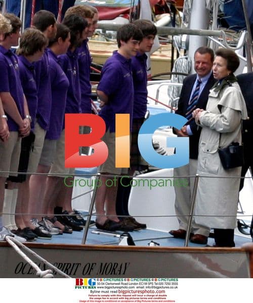 Princess Anne at Liverpool Tall Ships Festival