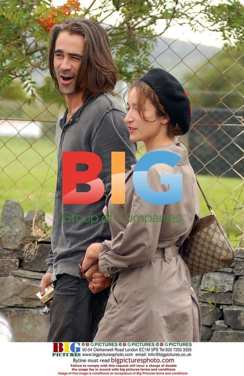 Colin Farrell on set of Ondine