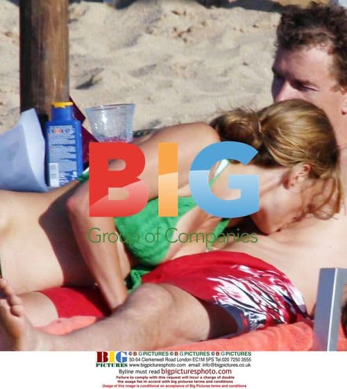 Jens Lehmann and wife in Porto Cervo, Italy