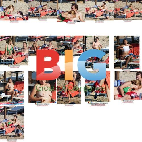 Jens Lehmann and wife in Porto Cervo