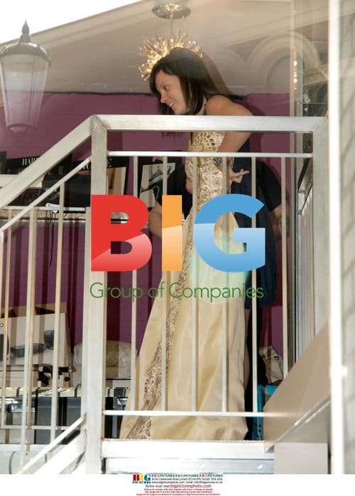 Lily Allen out with friend and dog