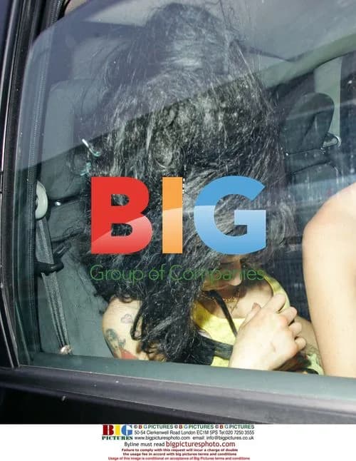 Amy Winehouse leaves studio in Islington