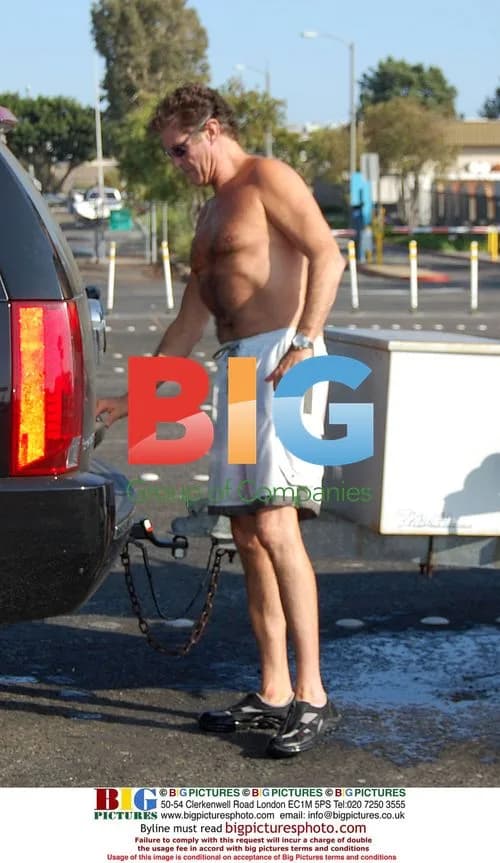 David Hasselhoff Loads Sea Doos in LA