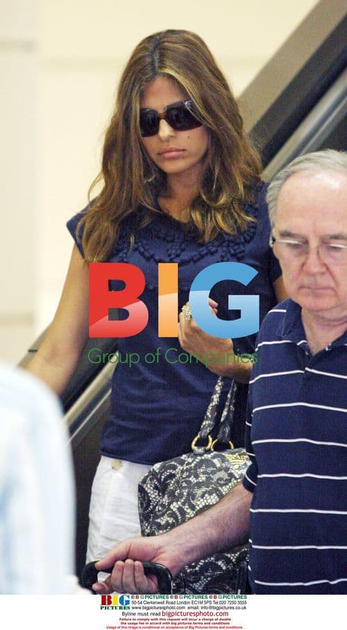 Eva Mendes at LAX Airport