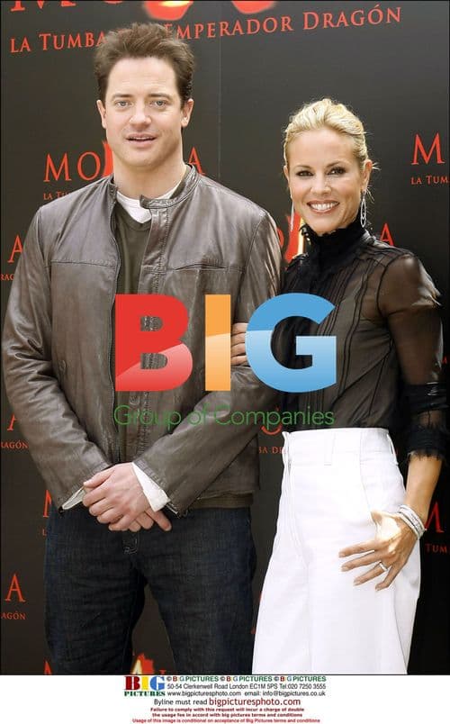 Brendan Fraser and Maria Bello launch 'The Mummy'