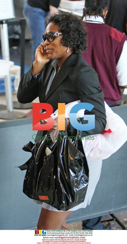 Serena Williams at LAX Airport