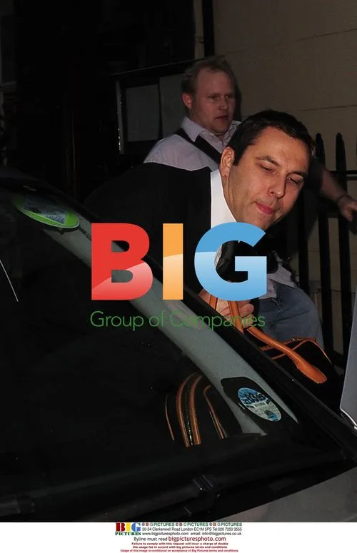 David Walliams leaving Soho House