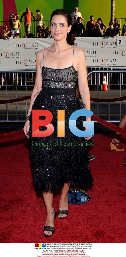 Amanda Peet at 'The X-Files' Premiere