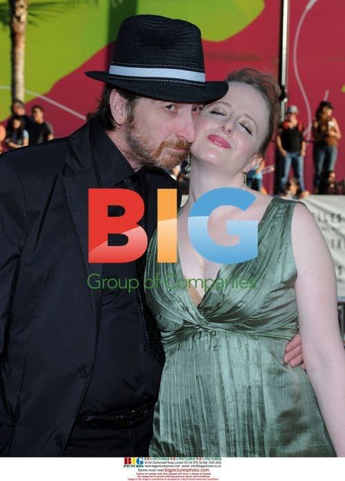 Frank Miller and Kimberley Cox at X-Files Premiere