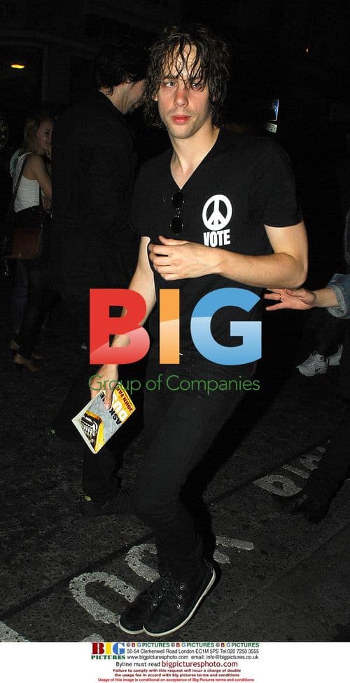 Johnny Borrell Spotted at Punk Club