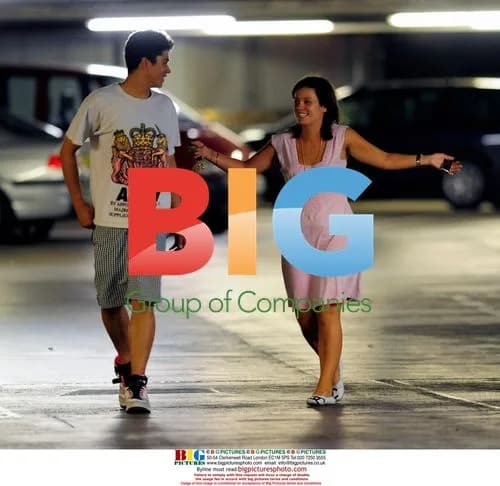 Singer Lily Allen leaves NCP carpark with friends