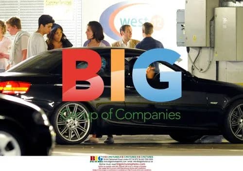 Lily Allen leaves NCP carpark with T4's Makita Oliver