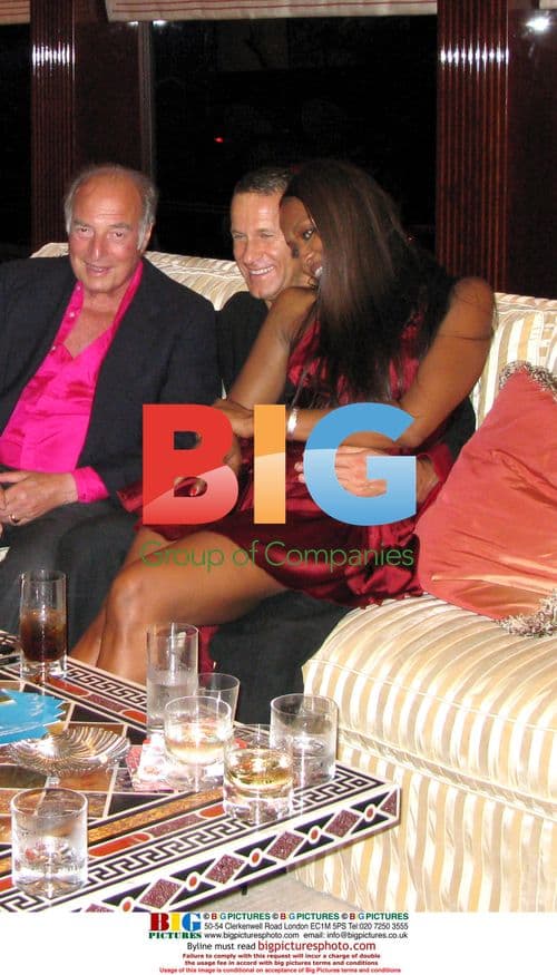 Naomi Campbell at Denise Rich's Party