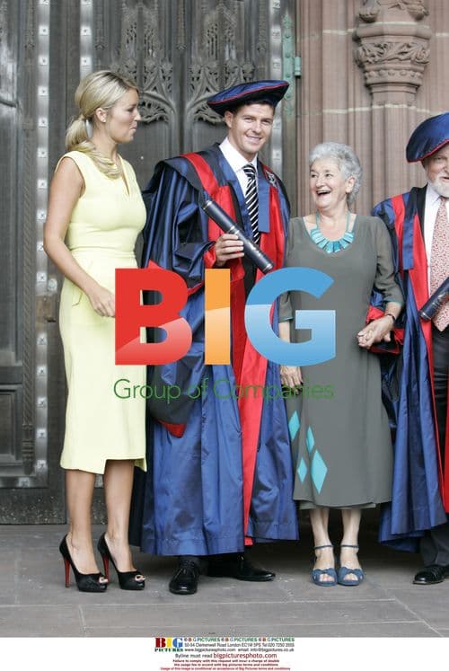 Steven Gerrard receives university honor