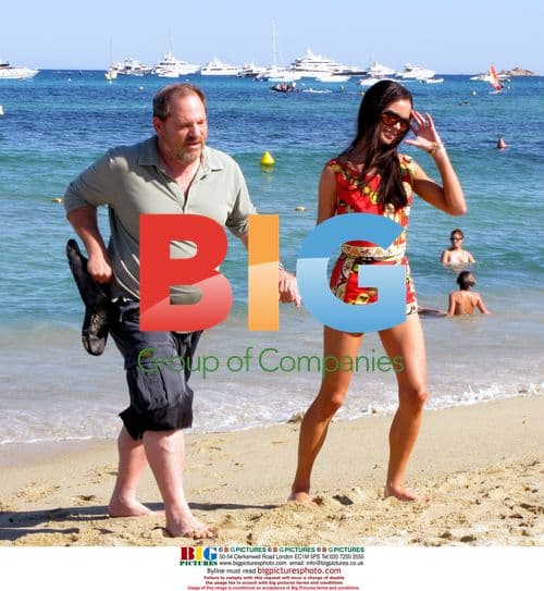 Harvey Weinstein and Georgina Chapman in St. Tropez