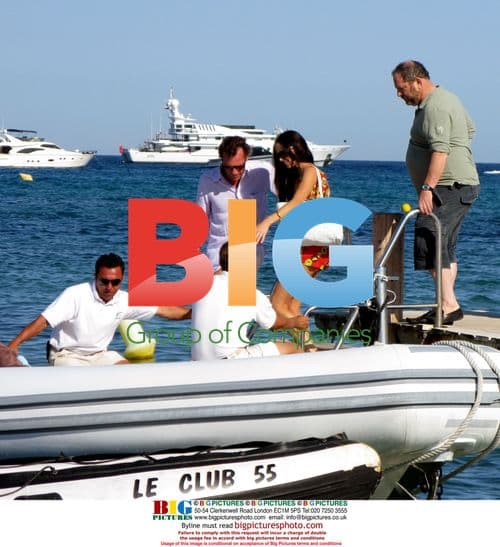 Harvey Weinstein and wife Georgina Chapman in St. Tropez