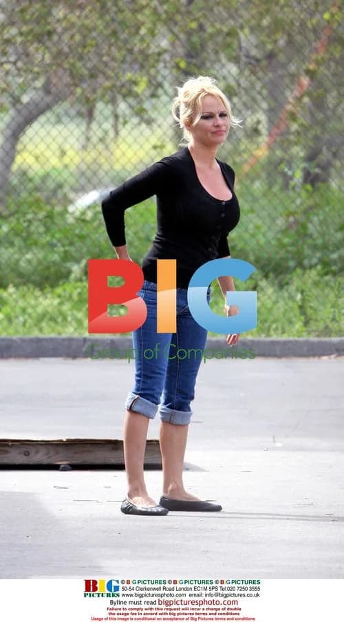 Pamela Anderson Shopping in Malibu