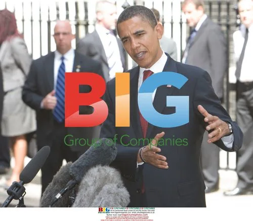 Barack Obama leaves 10 Downing Street