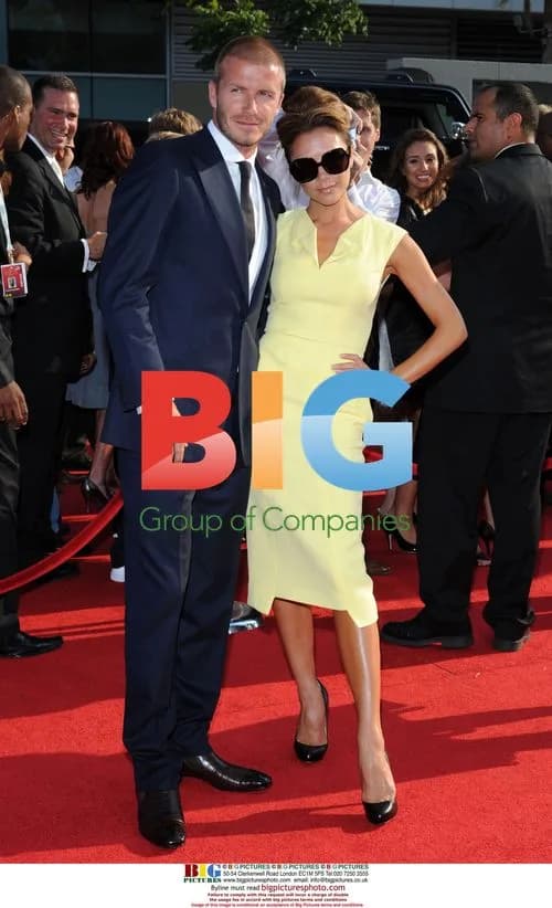 David and Victoria Beckham at 2008 ESPY Awards