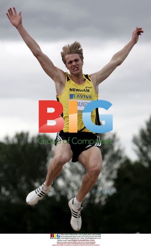 Chris Tomlinson's winning long jump at Aviva National Championships