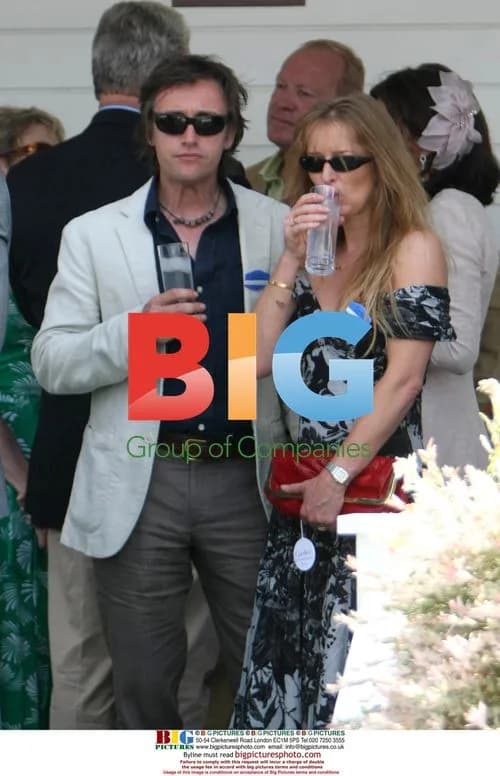 Richard Hammond and wife at Polo Event