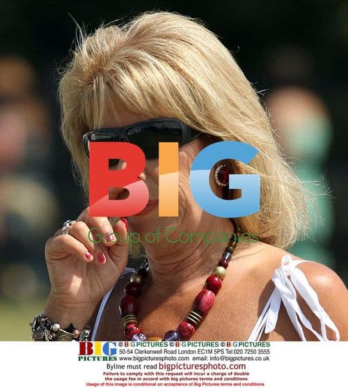 BBC reporter Jennie Bond at Cartier Polo Day