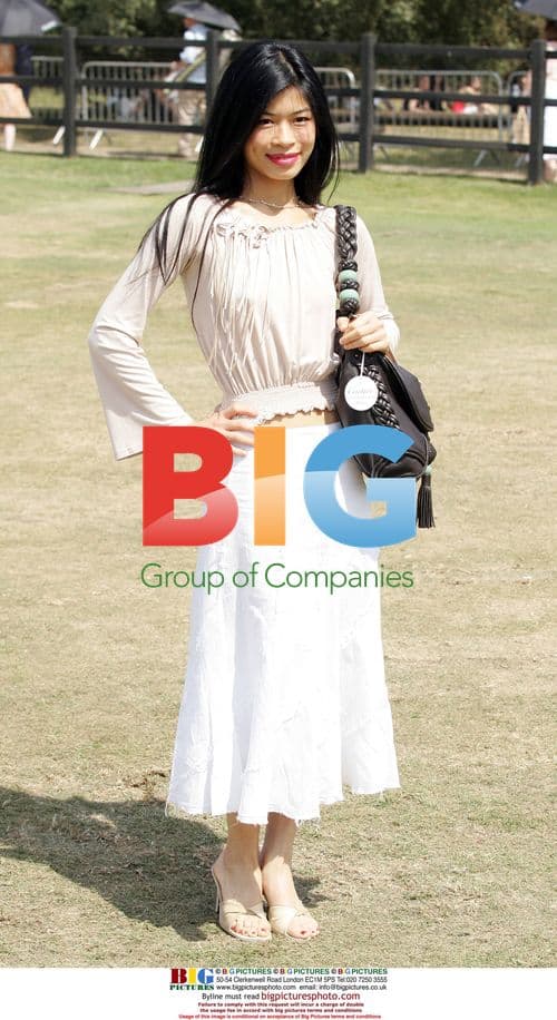 Vanessa Mae at Cartier Polo Day