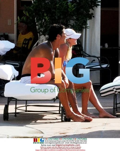 Cristiano Ronaldo by pool