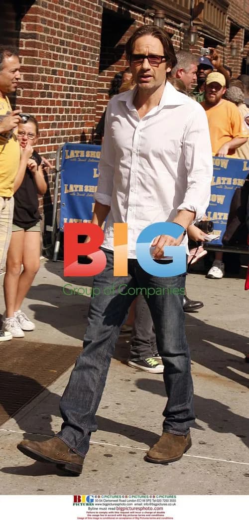 David Duchovny on 'Late Show'