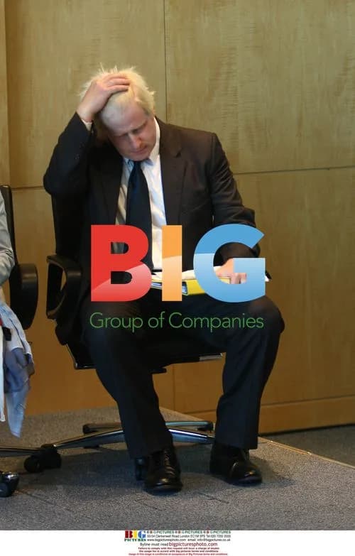 Boris Johnson at Barclays Bank in London