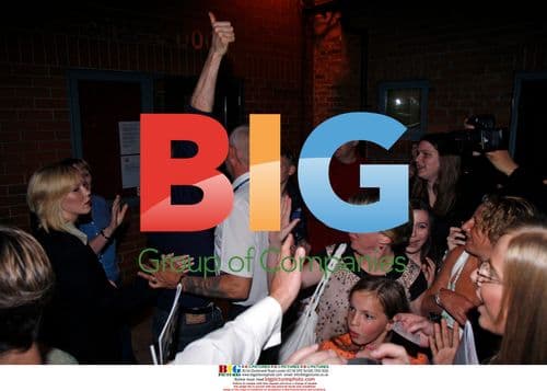 Gordon Brown at Hamlet opening night