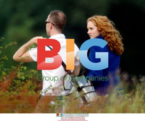 Marks & Spencer models on set