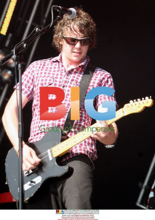 Danny from Mcfly performing at 'Party In The Park'