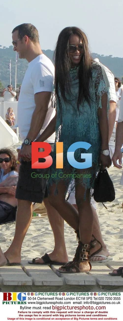Naomi Campbell and boyfriend in St. Tropez
