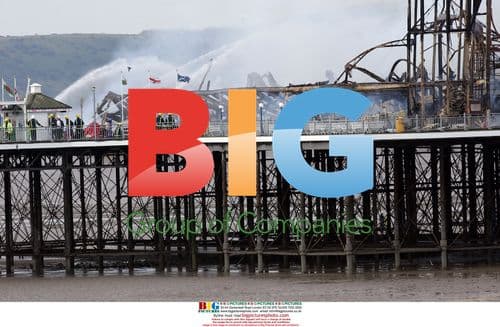 Fire destroys Grand Pier in Weston