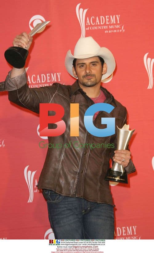 Singer Brad Paisley at 43rd ACM Awards