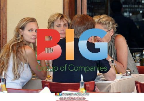 Sharon Stone and James Woods Out for Lunch